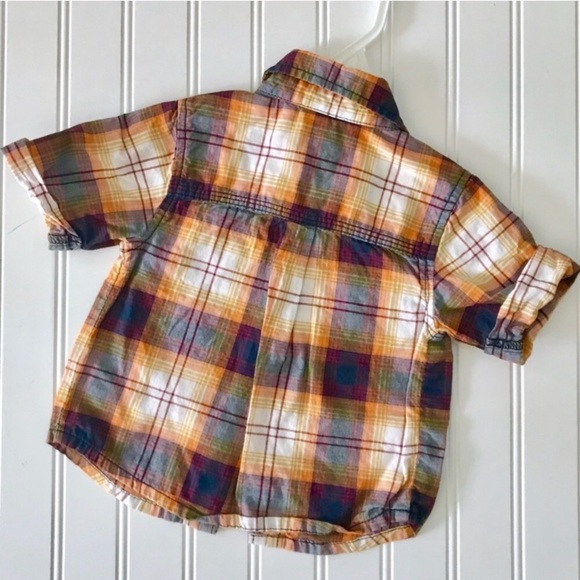 •Osh Kosh• plaid button down shirt - Picture 2 of 3